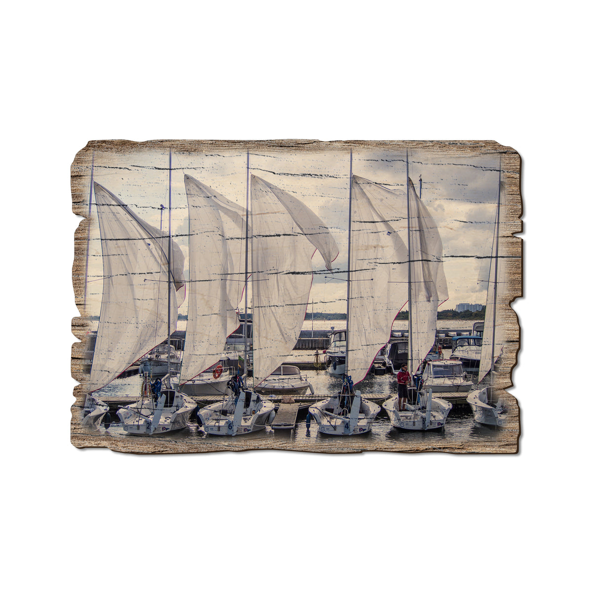 Sailing Breeze - Weathered Edge Magnet Weathered Edge Postcard (5pk // $2.80ea)
