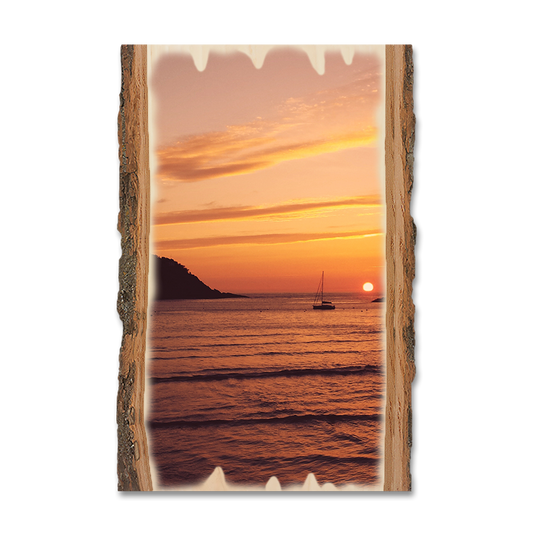 Greeting Card: Live Edge - Sailors Sunset