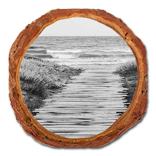Coaster: Live Edge - Short Board (Pack of 5)