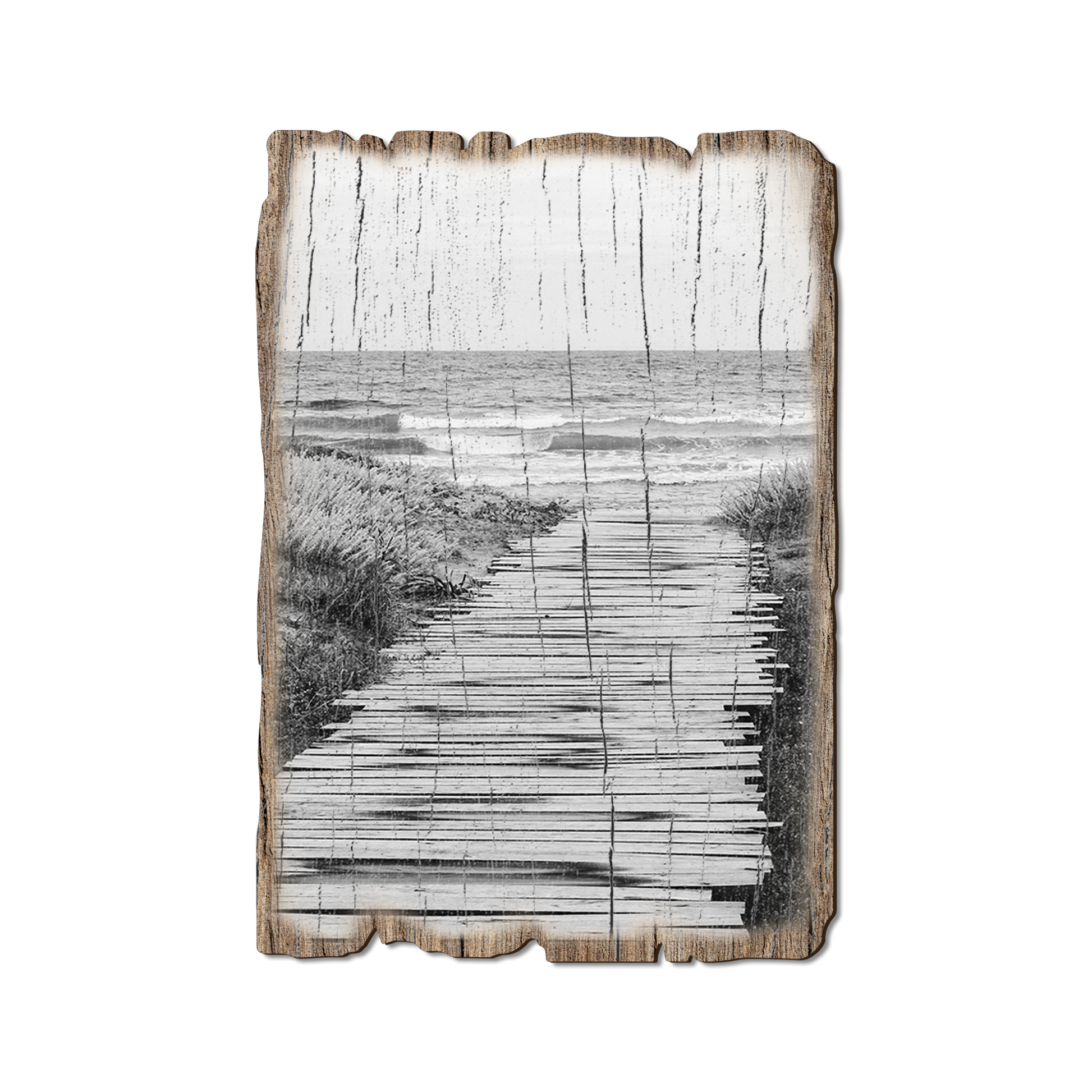 Greeting Card: Weathered Edge - Short Board