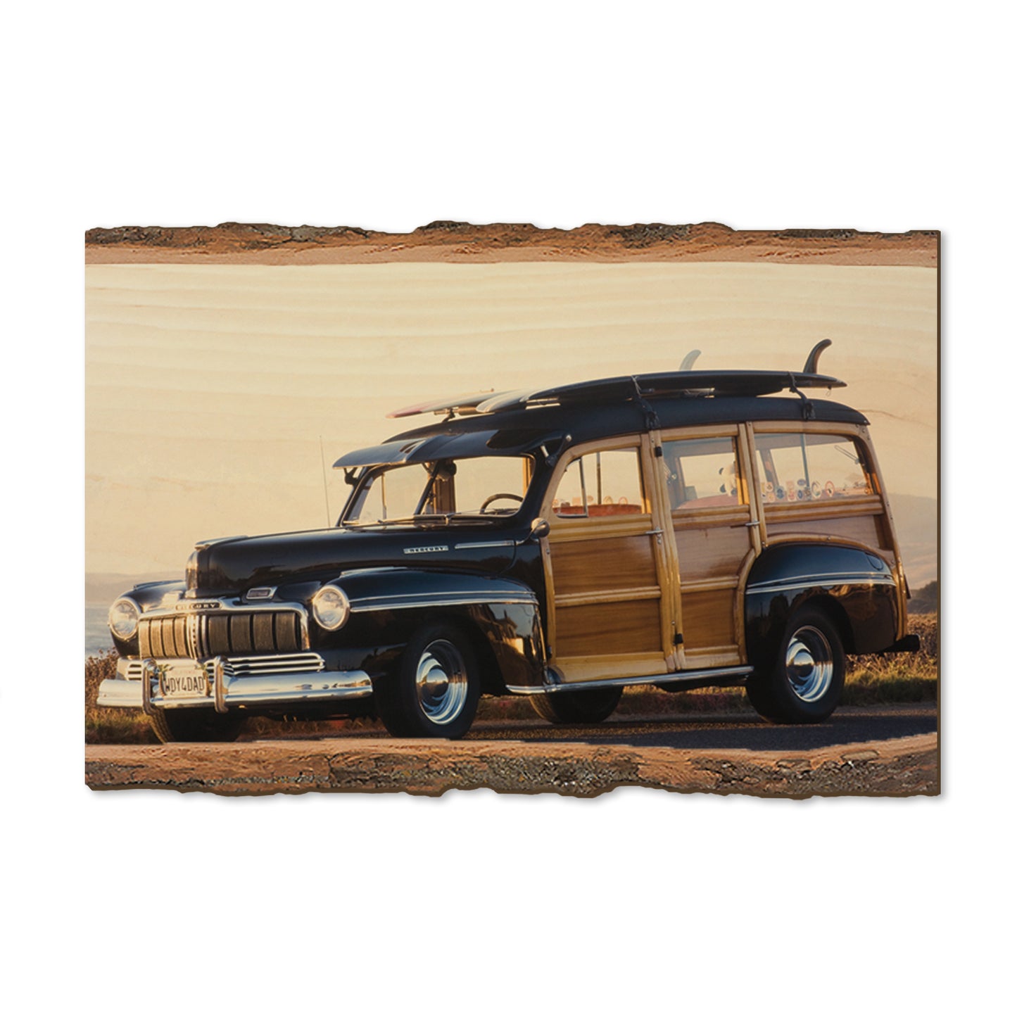 Surfs Up - Live Edge Magnet Live Edge Postcard (5pk // $2.80ea)