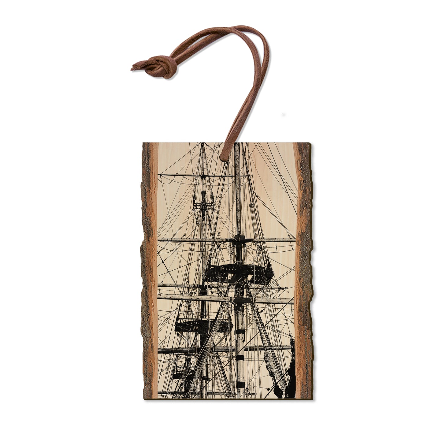 Tall Ship - Live Edge Magnet Live Edge Ornament (5pk // $2.80ea)