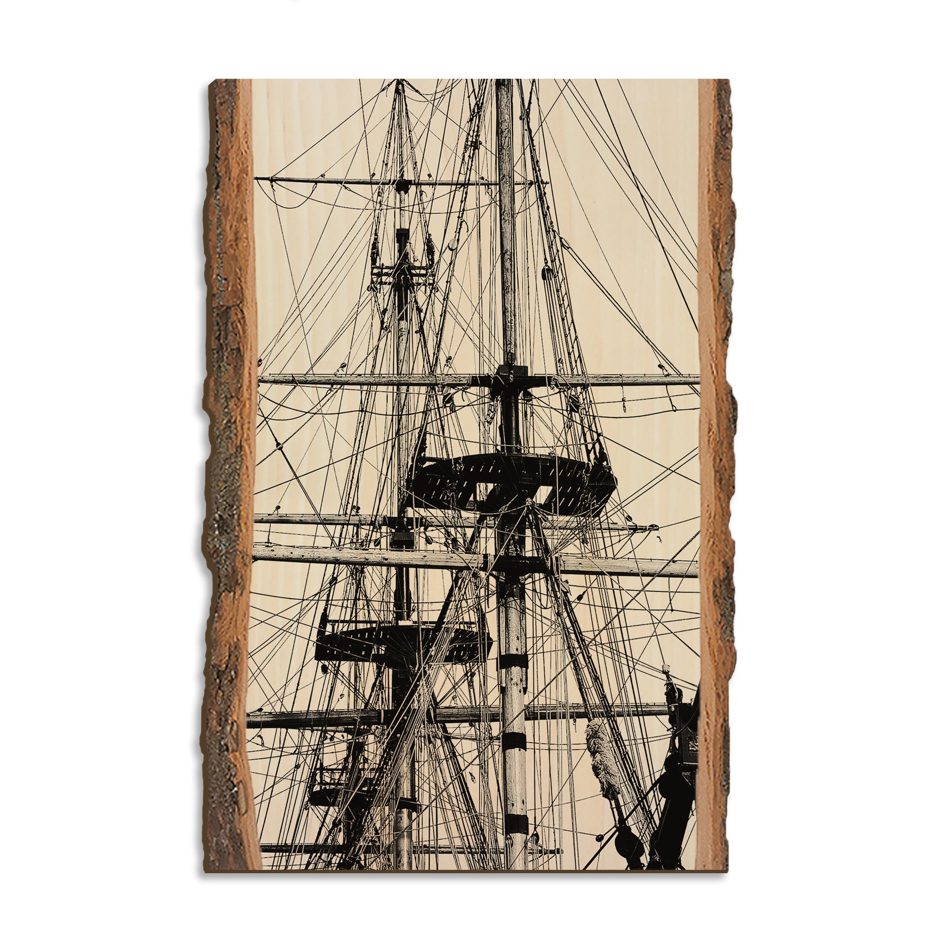 Tall Ship - Live Edge Magnet Live Edge Postcard (5pk // $2.80ea)