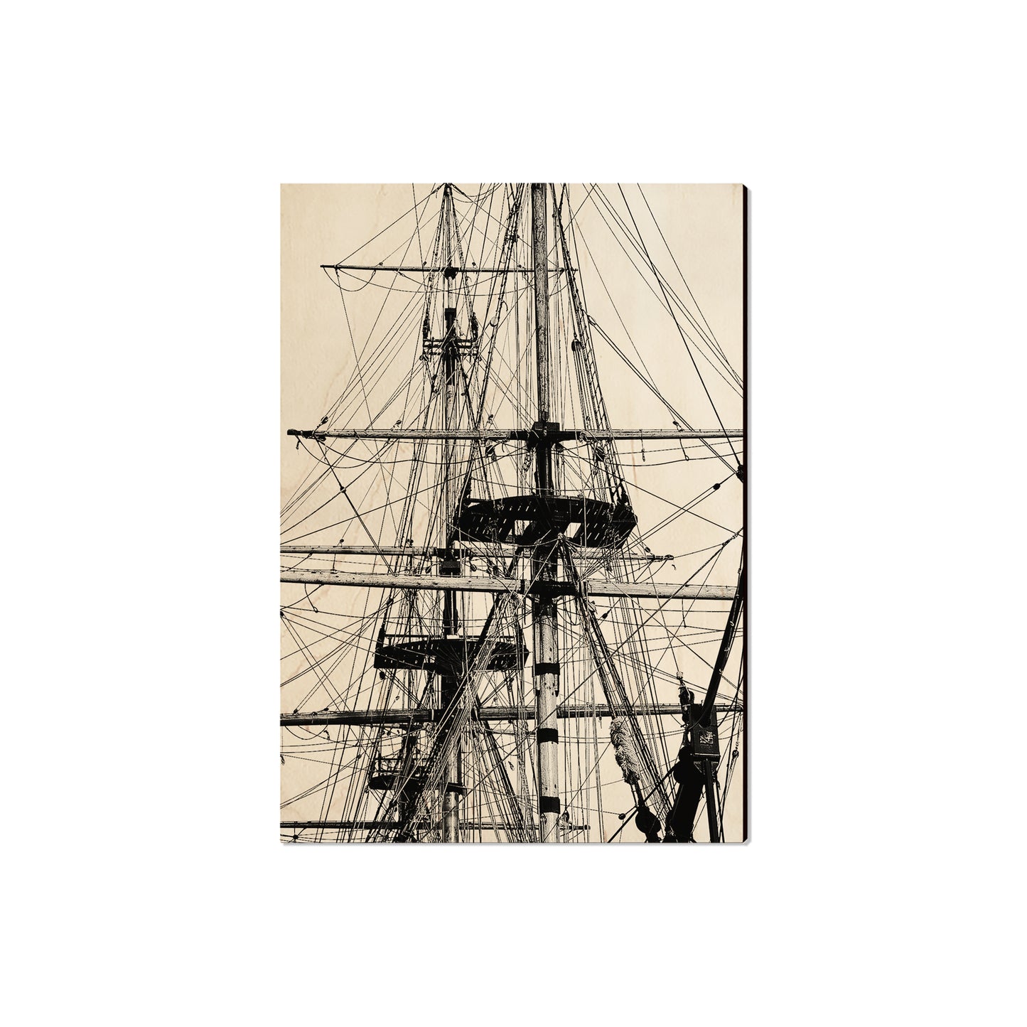 Tall Ship - Magnet Classic Edge Magnet (5pk // $2.80ea)