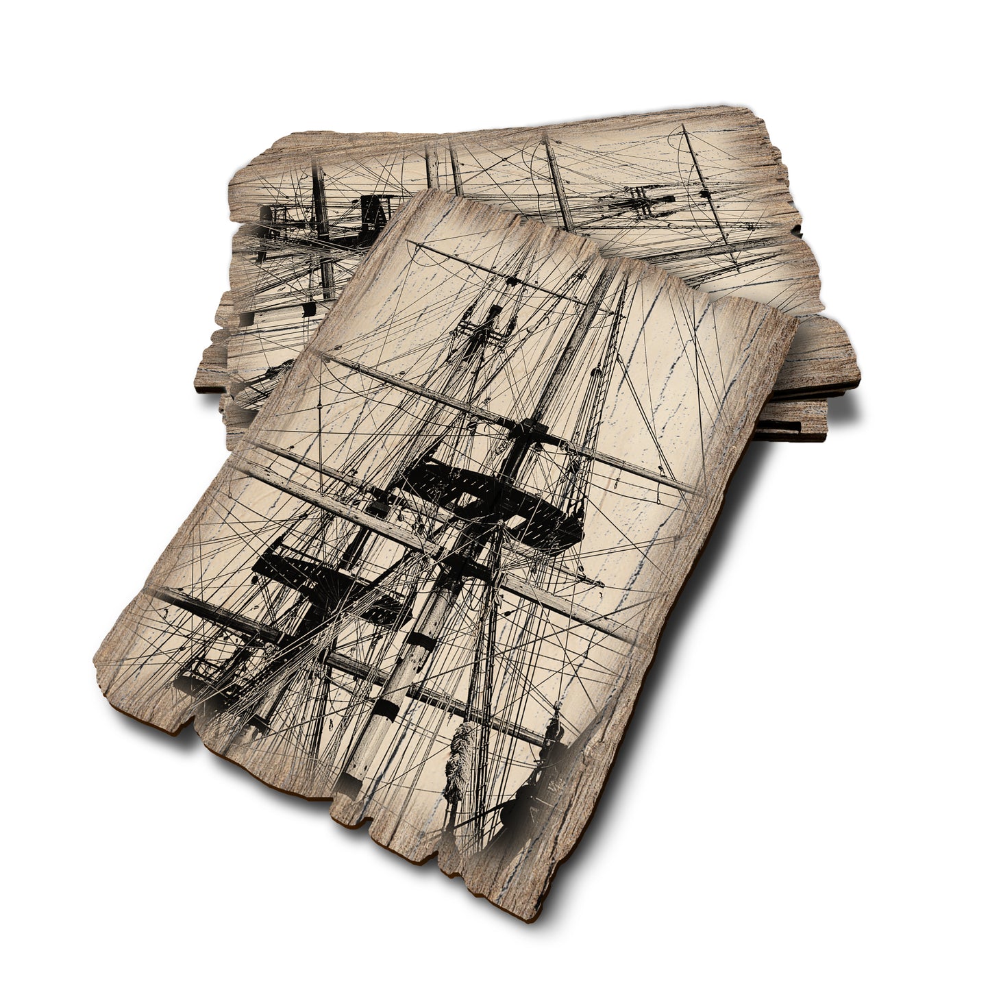 Tall Ship - Weathered Edge Weathered Edge Postcard (5pk // $2.80ea)