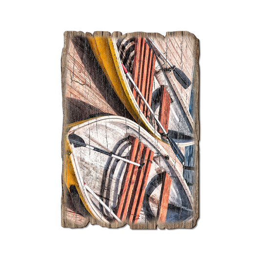 Greeting Card: Weathered Edge - Weekend Outing
