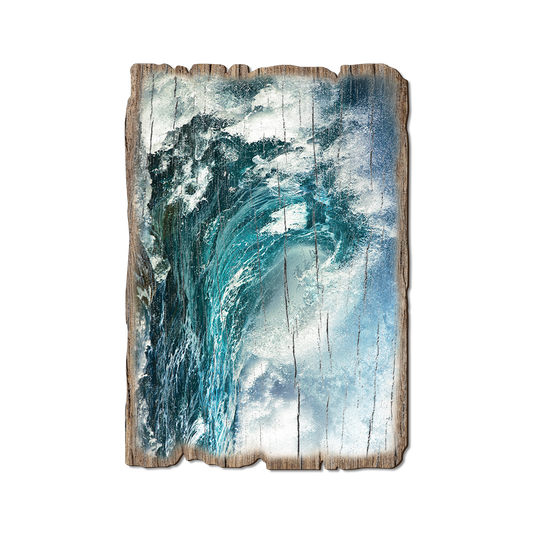 Greeting Card: Weathered Edge - Wild Wave