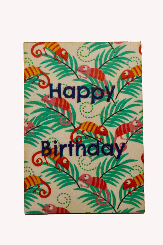 Birthday Chameleon - 5 Birthday Greeting Cards