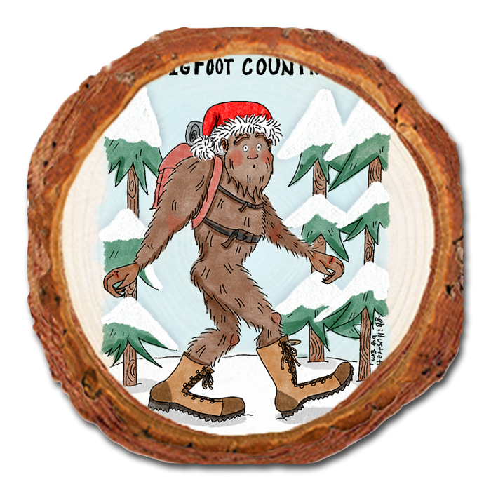 Coaster: Live Edge - Holiday Bigfoot Hiker (Pack of 5)