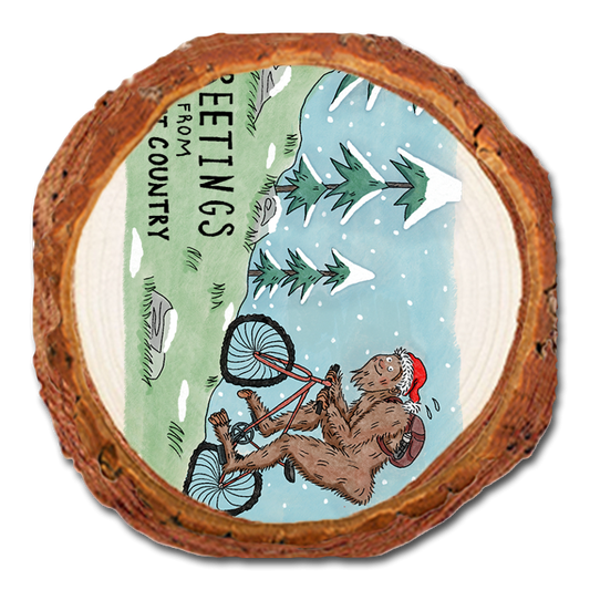 Coaster: Live Edge - Holiday Bigfoot Mountain Biker (Pack of 5)
