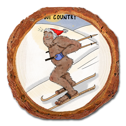 Coaster: Live Edge - Holiday Bigfoot Skier (Pack of 5)