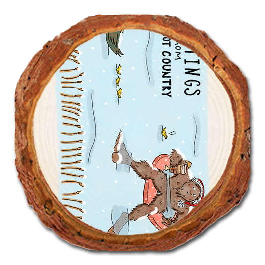 Coaster: Live Edge - Holiday Bigfoot Swimmer (Pack of 5)