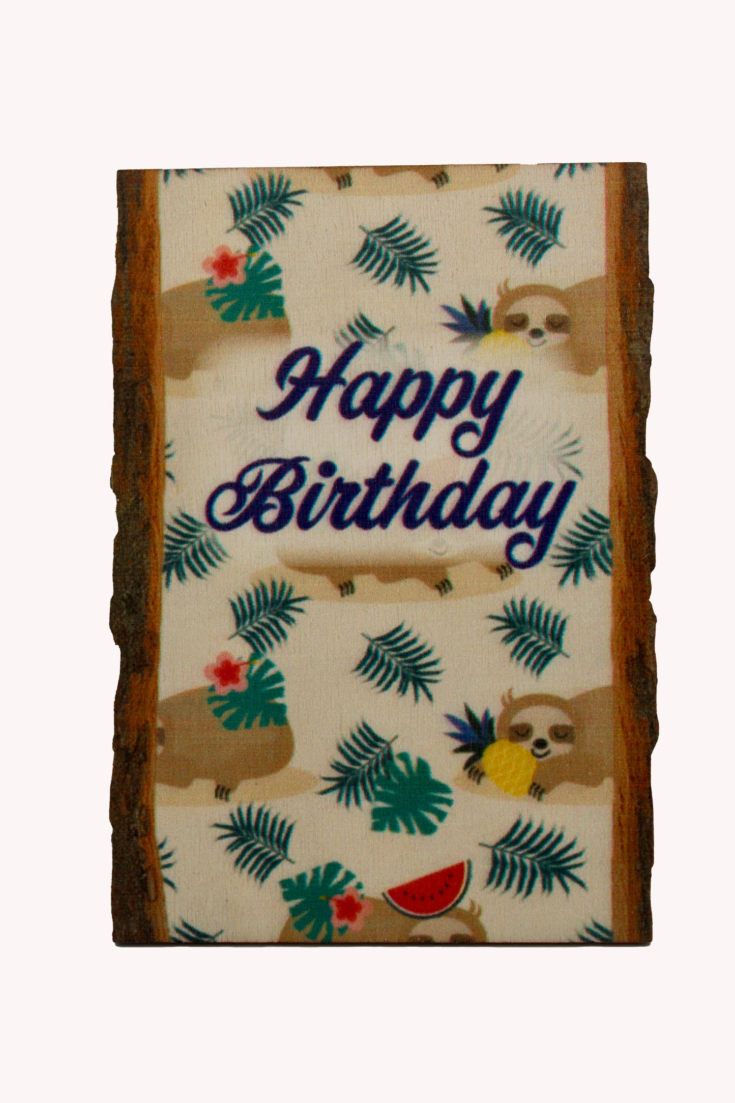 Birthday Zen Sloth - 5 Birthday Greeting Cards