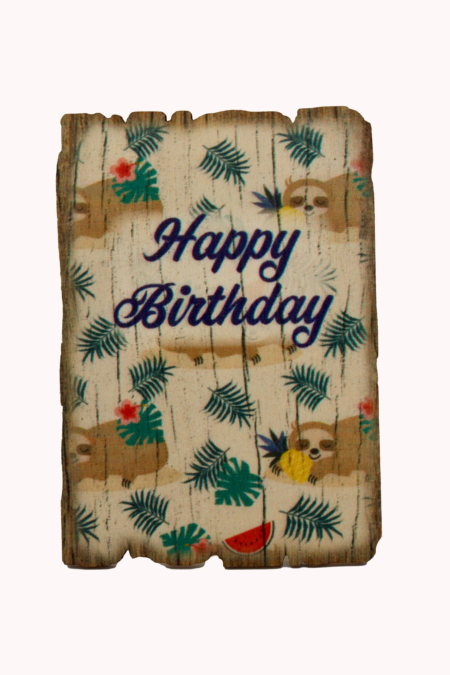Birthday Zen Sloth - 5 Birthday Greeting Cards