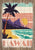 Retro Beach - Weathered Edge - Postcard
