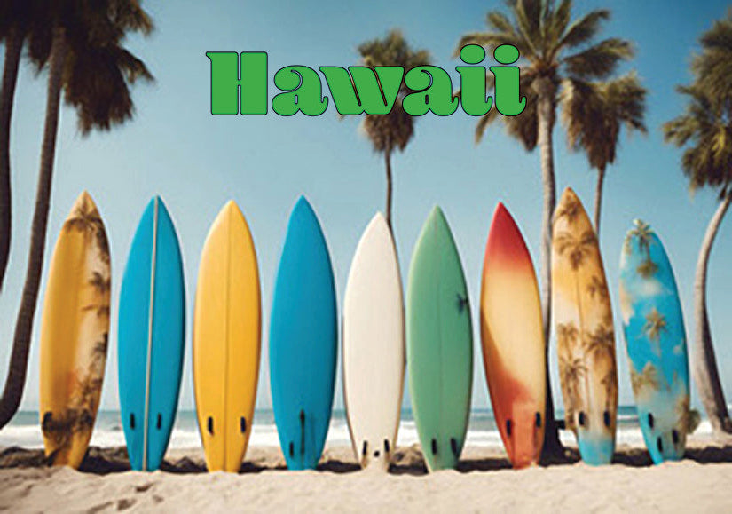 Surfboards - Classic Edge - Postcard