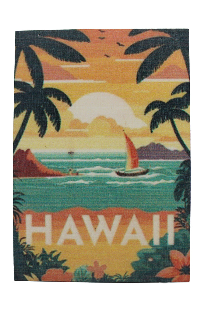 Hawaii Sunset - Classic Edge - Postcard