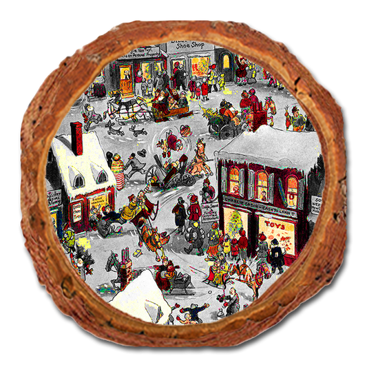 Coaster: Live Edge - Holiday Bussle
