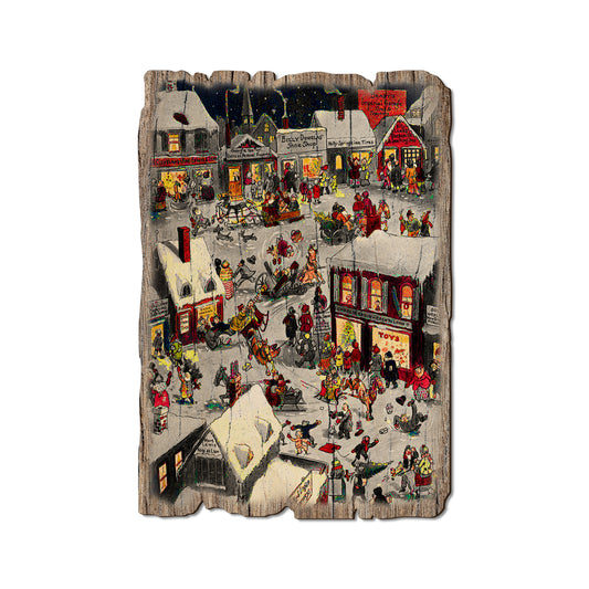 Holiday Bussle - Rustic Edge Postcards & Magnets Rustic Edge Postcard (5pk // $2.80ea)