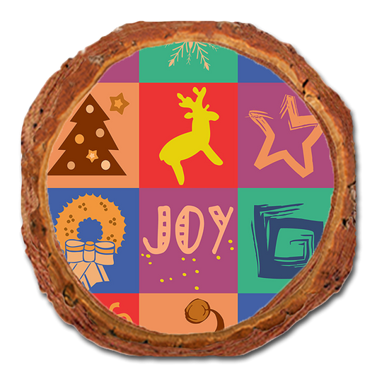 Coaster: Live Edge - Holiday Squares (Pack of 5)