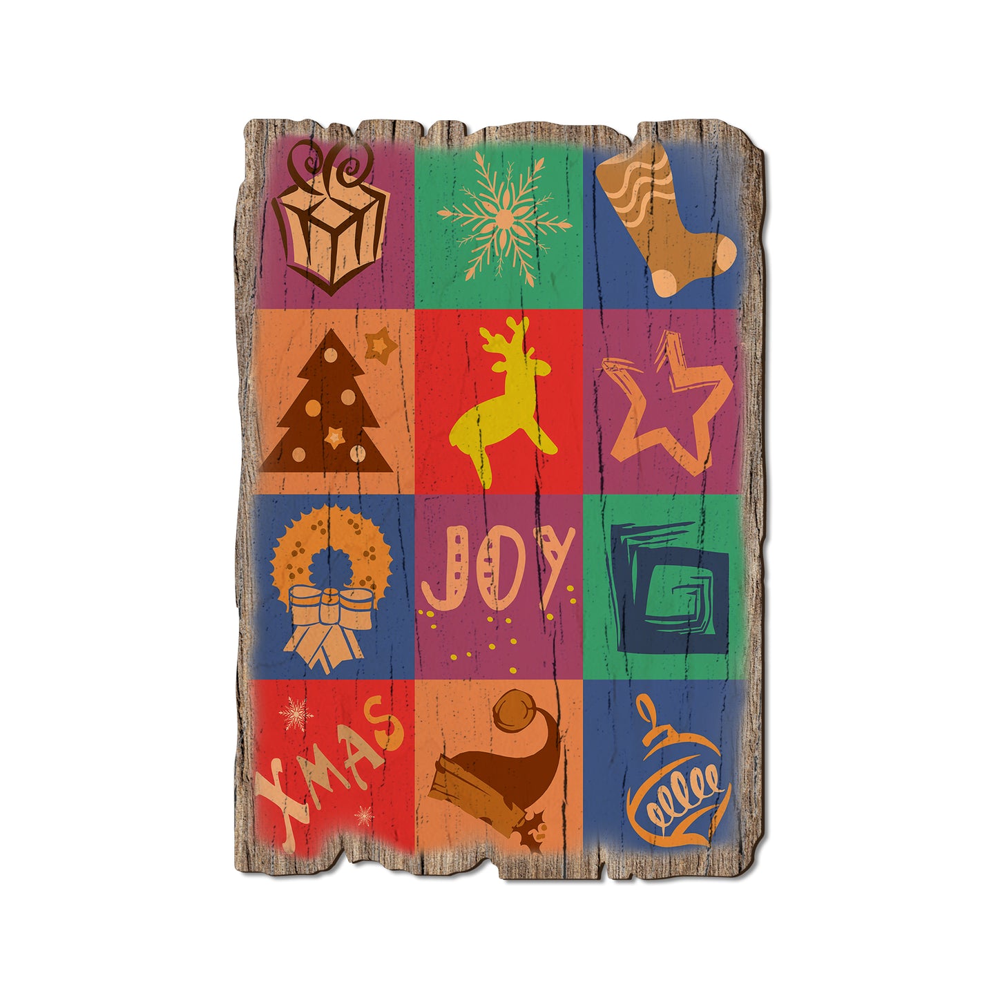Holiday Squares - Rustic Edge Postcards & Magnets Rustic Edge Postcard (5pk // $2.80ea)