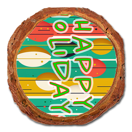Coaster: Live Edge - Happy Retro Holiday (Pack of 5)