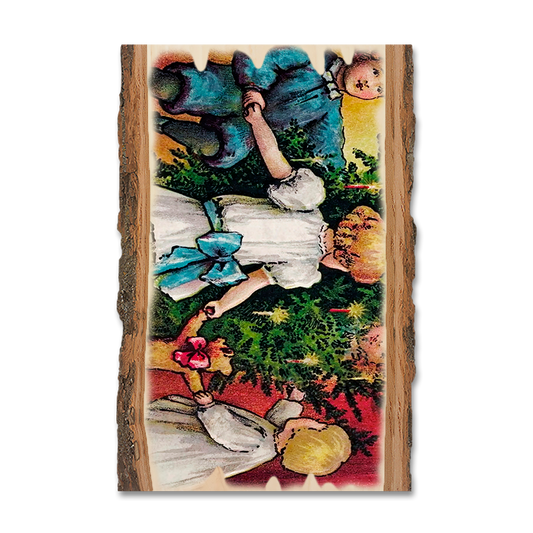 Magnet: Live Edge - Holiday Tree Christmas