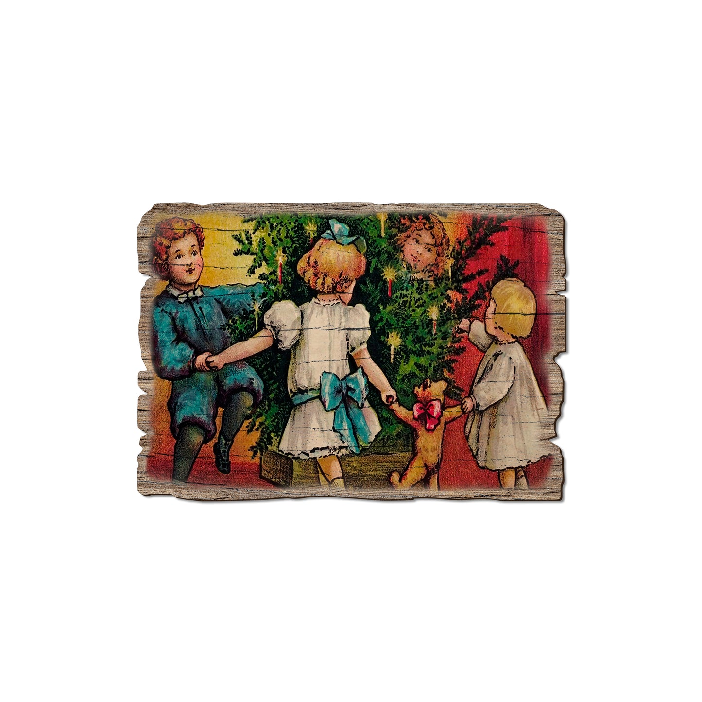 Holiday Tree Christmas - Rustic Edge Postcards & Magnets Rustic Edge Magnet (5pk // $2.80ea)