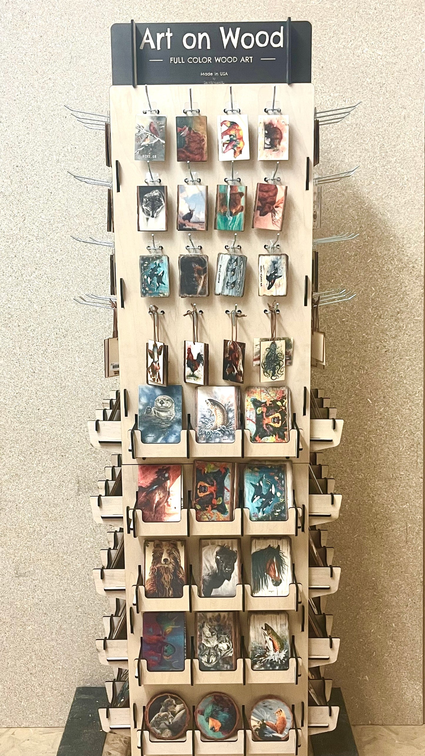 Floor Display Spinner Loaded (Display + Product) 6'