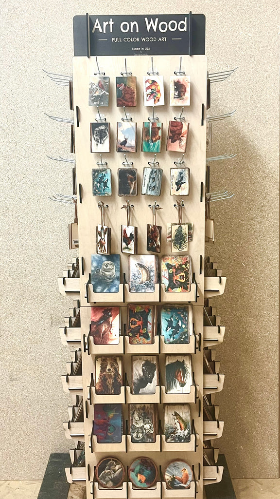 Floor Display Spinner Loaded (Display + Product) 6'