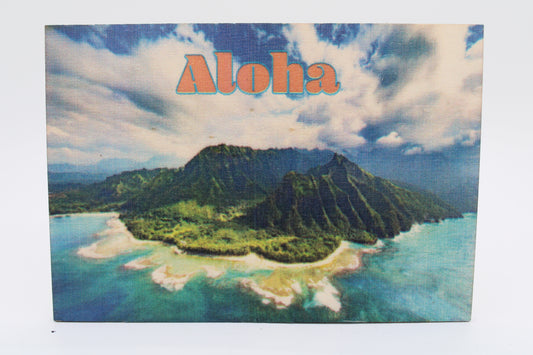 Hawaii Mountains - Classic Edge - Postcard
