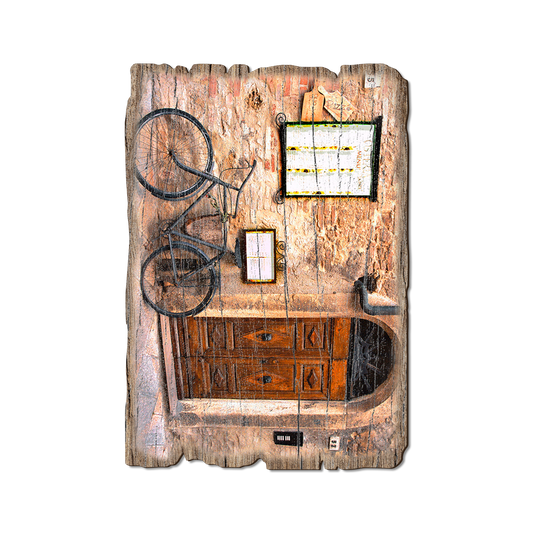 Greeting Card: Weathered Edge - Italian Osteria
