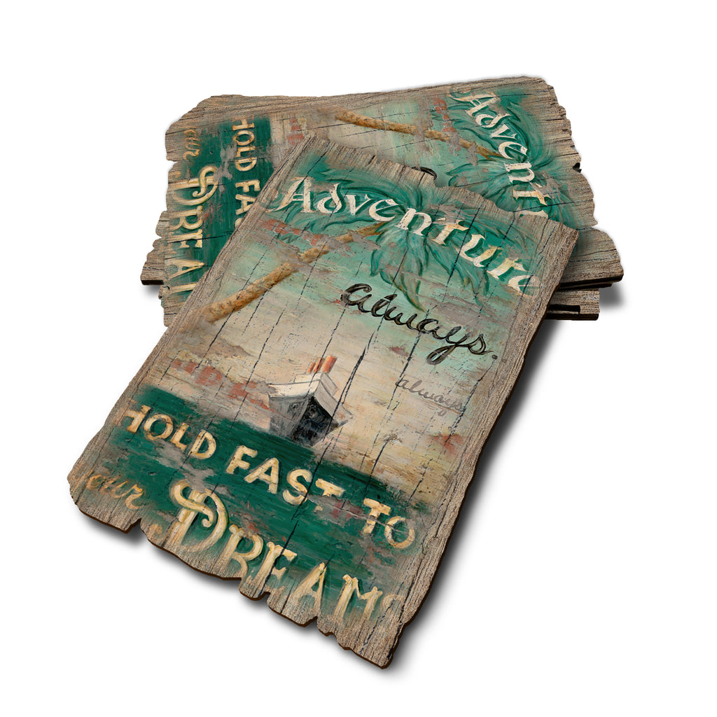 Kruskamp's Adventure Always - Weathered Edge Rustic Edge Postcard (5pk // $2.80ea)