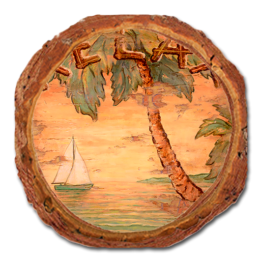 Coaster: Live Edge - Kruskamp's Embrace The Journey (Pack of 5)