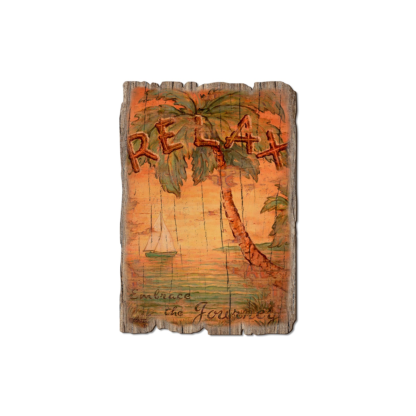Kruskamps' Embrace The Journey - Rustic Edge Postcards & Magnets Rustic Edge Magnet (5pk // $2.80ea)