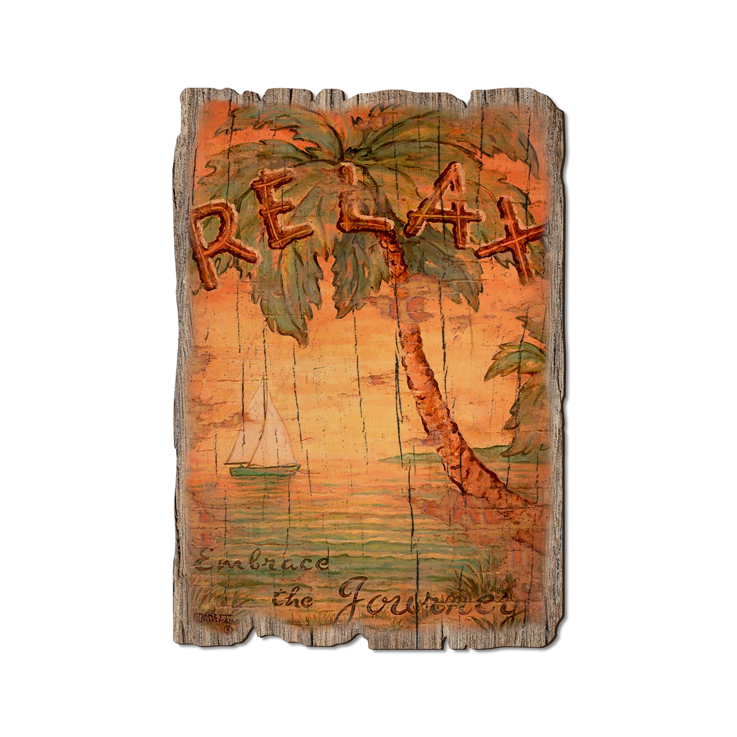 Kruskamps' Embrace The Journey - Rustic Edge Postcards & Magnets Rustic Edge Postcard (5pk // $2.80ea)