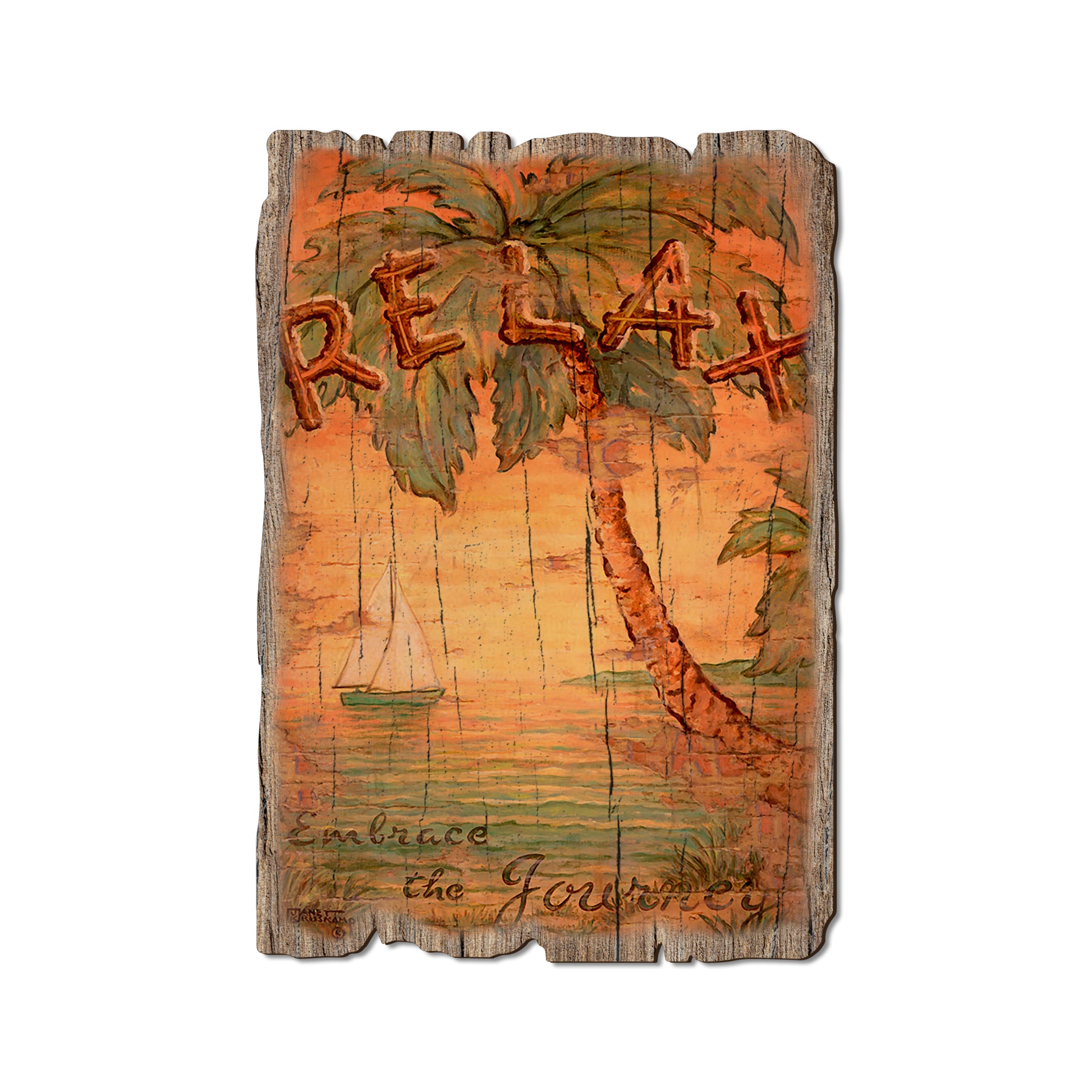 Kruskamps' Embrace The Journey - Rustic Edge Postcards & Magnets Rustic Edge Postcard (5pk // $2.80ea)