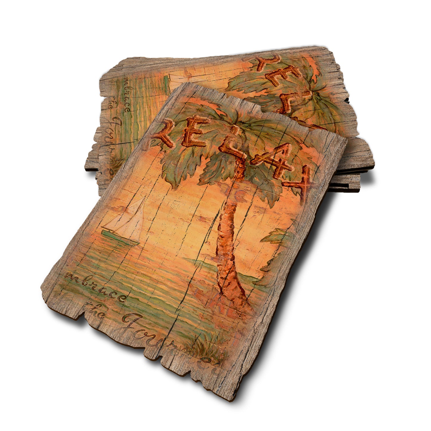 Kruskamp's Embrace The Journey - Weathered Edge Rustic Edge Postcard (5pk // $2.80ea)