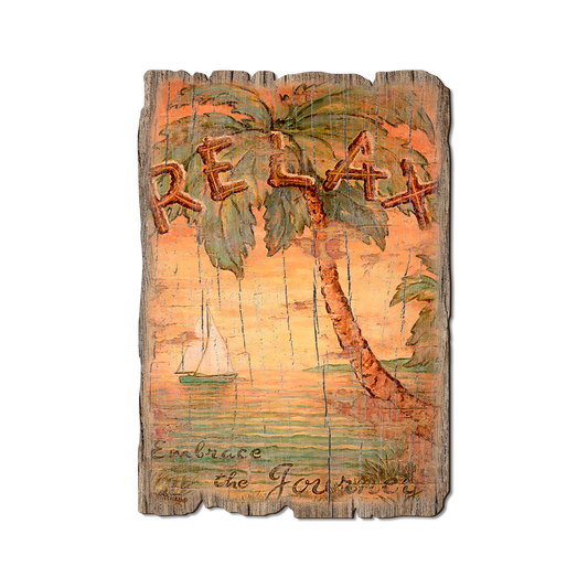 Greeting Card: Weathered Edge - Kruskamp's Embrace The Journey