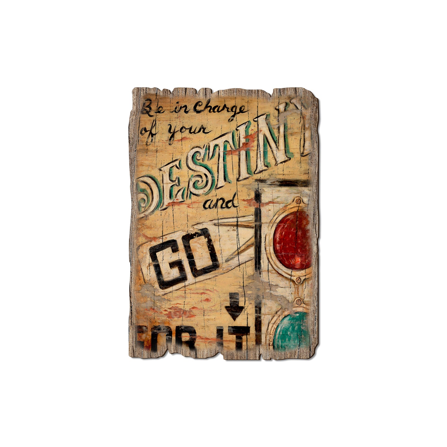 Kruskamps' Go For It - Rustic Edge Postcards & Magnets Rustic Edge Magnet (5pk // $2.80ea)