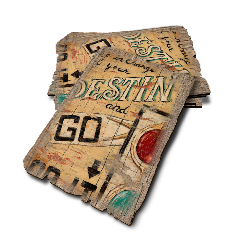 Kruskamp's Go For It - Weathered Edge Rustic Edge Postcard (5pk // $2.80ea)