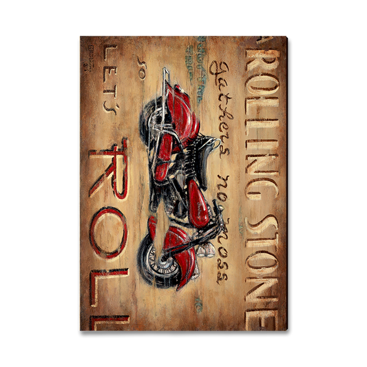 Greeting Card: Classic Edge - Kruskamp's Rolling Stone