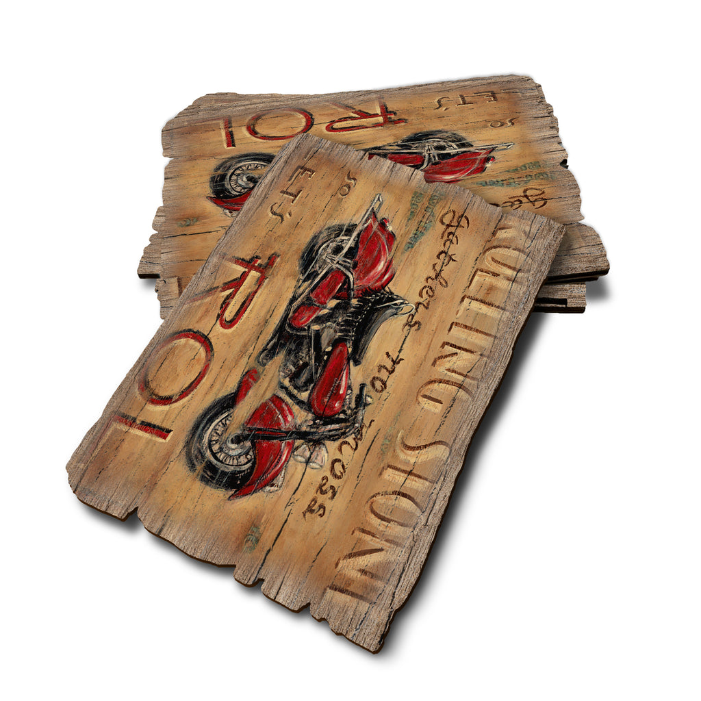 Kruskamp's Rolling Stone - Weathered Edge Rustic Edge Postcard (5pk // $2.80ea)