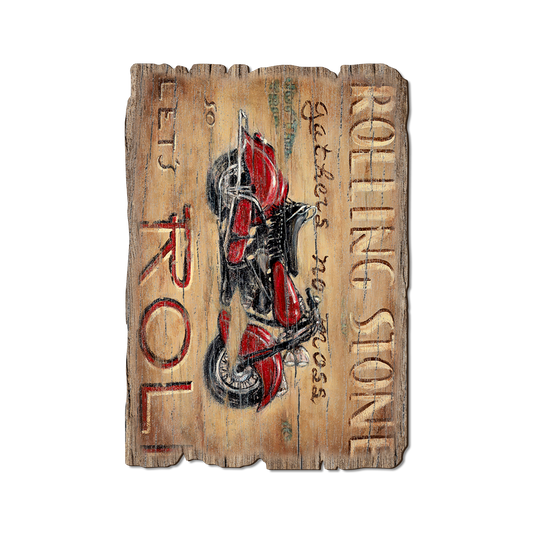 Greeting Card: Weathered Edge - Kruskamp's Rolling Stone