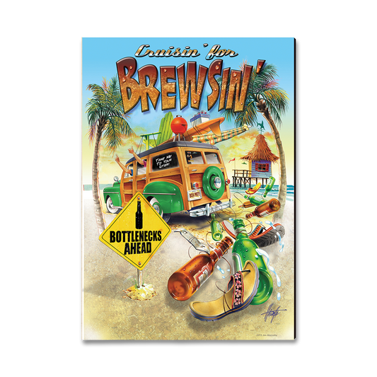 Greeting Card: Classic Edge - Mazzotta's Cruisin' For Brewsin'
