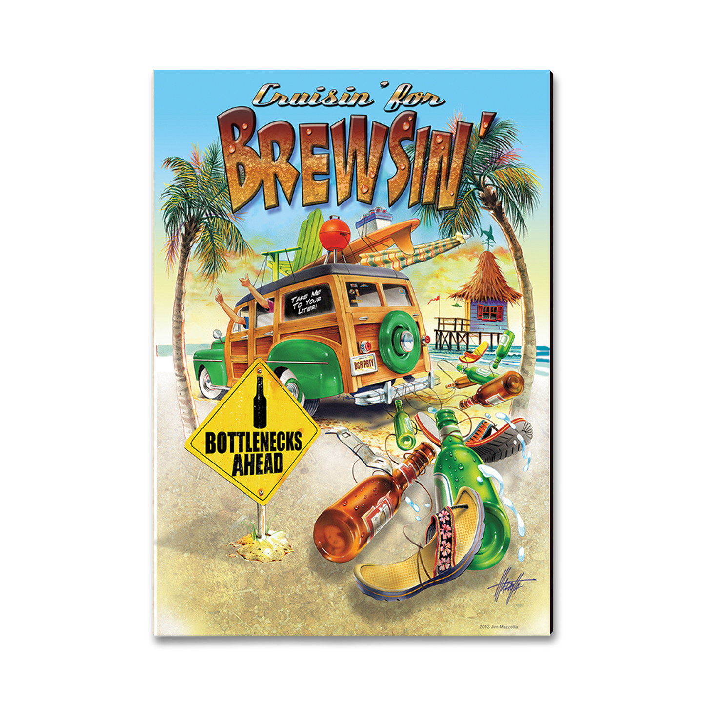 Magnet: Classic Edge - Mazzotta's Cruisin' For Brewsin'