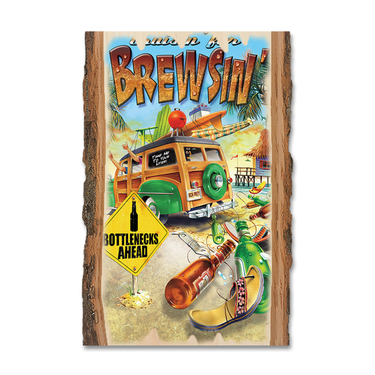 Greeting Card: Live Edge - Mazzotta's Cruisin' For Brewsin'