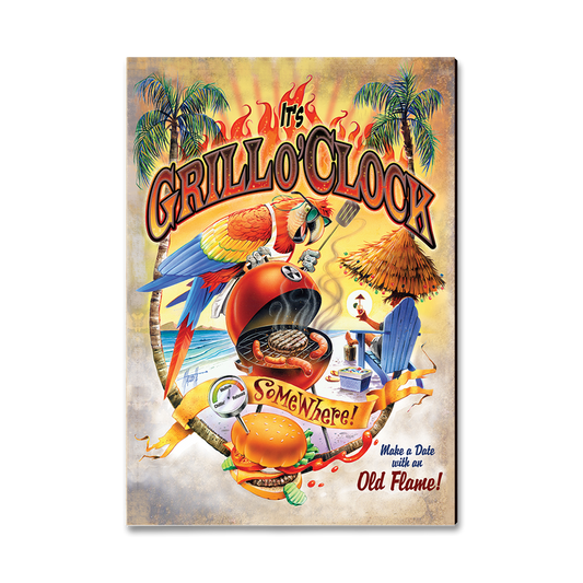 Magnet: Classic Edge - Mazzotta's Grill O'Clock