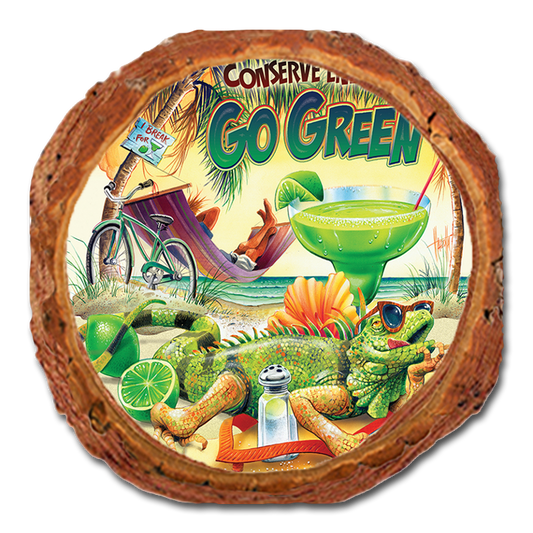 Coaster: Live Edge - Mazzotta's Go Green