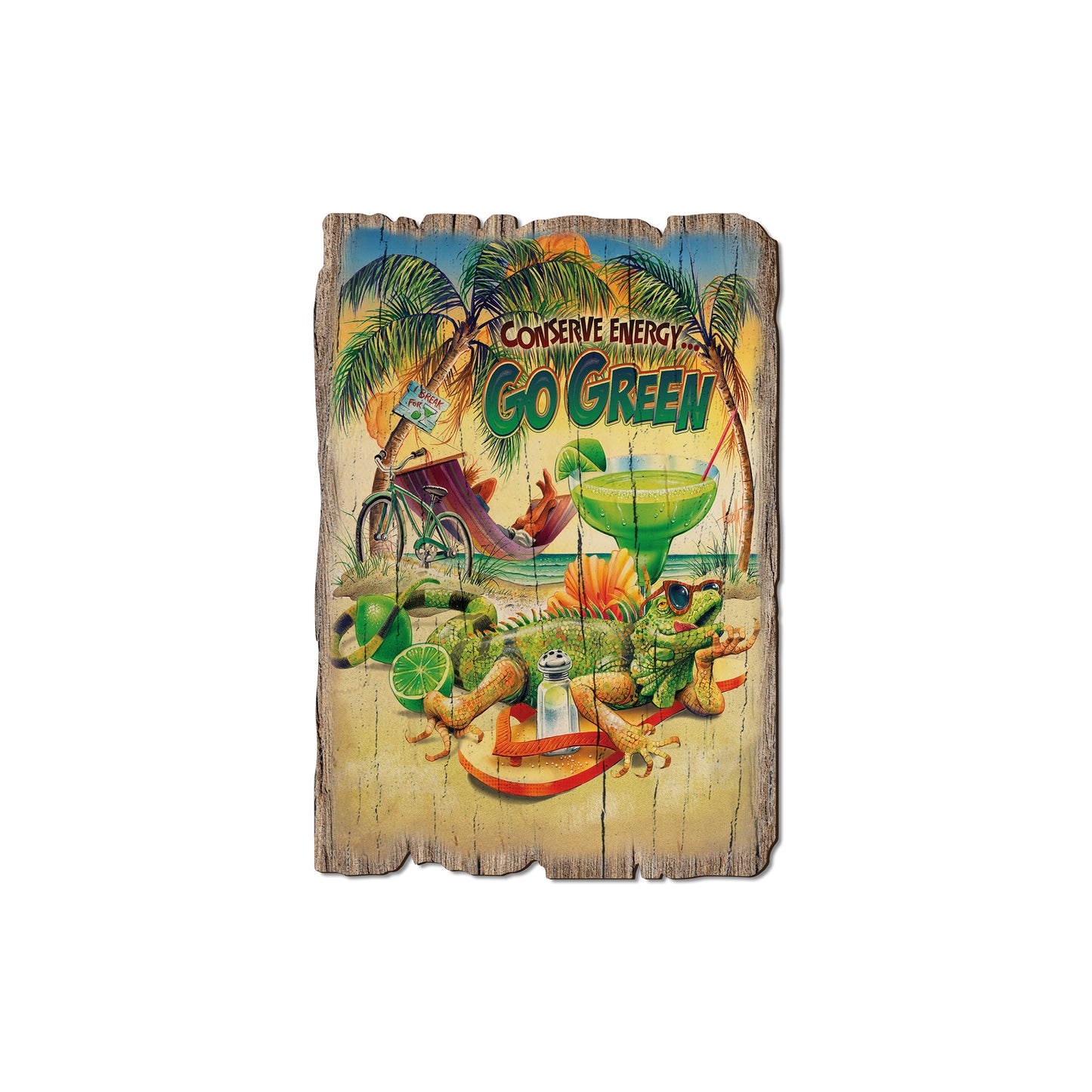 Mazzotta's Go Green - Rustic Edge Postcards & Magnets Rustic Edge Magnet (5pk // $2.80ea)